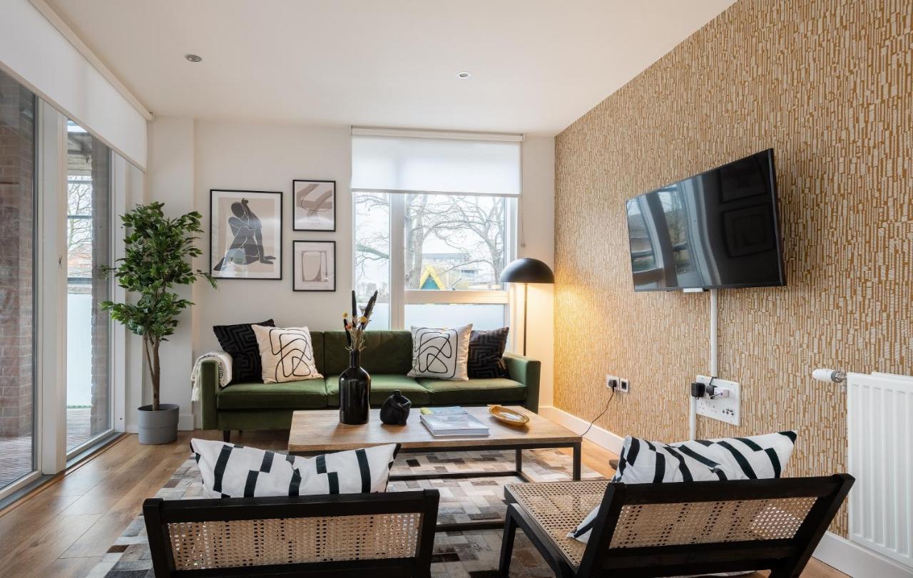 The Hoxton Docks - Modern & Bright 1Bdr Flat With Study Room & Balcony Londra Exterior foto